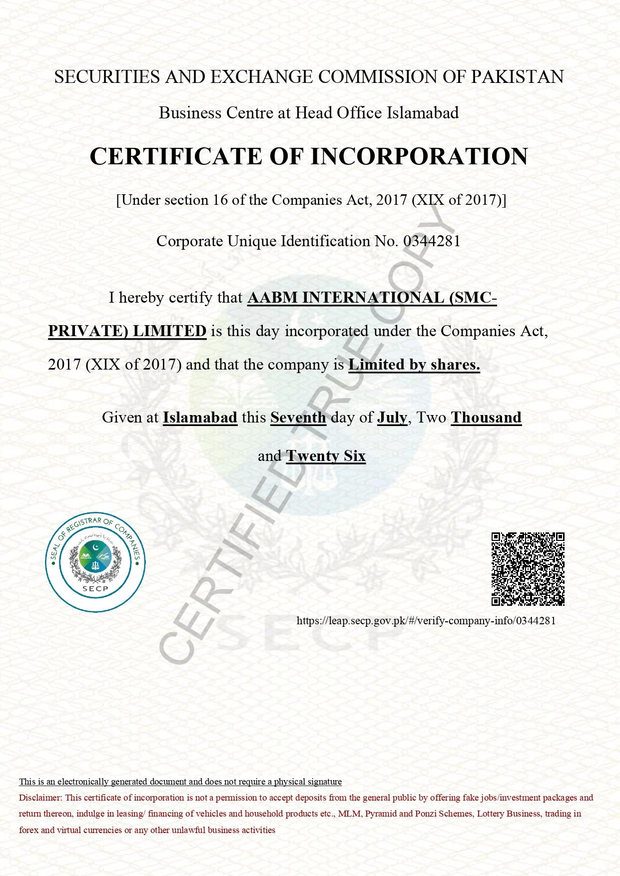 SECP certification