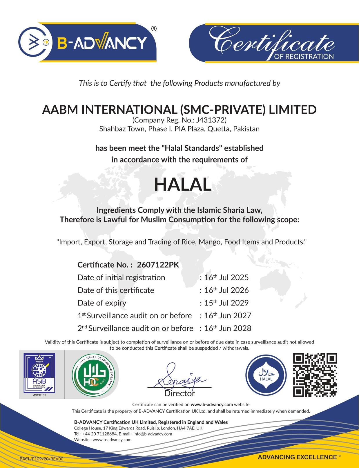 Halal Certification certification